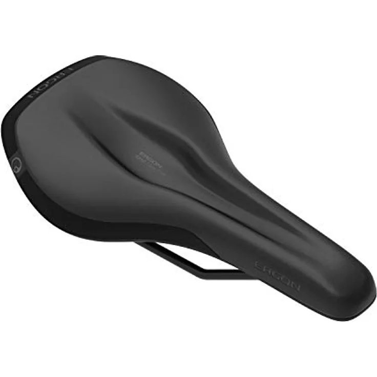 Ergon – SMC Core Fahrradsattel | MTB Comfort | Männer | Small-Medium | Schwarz-Grau