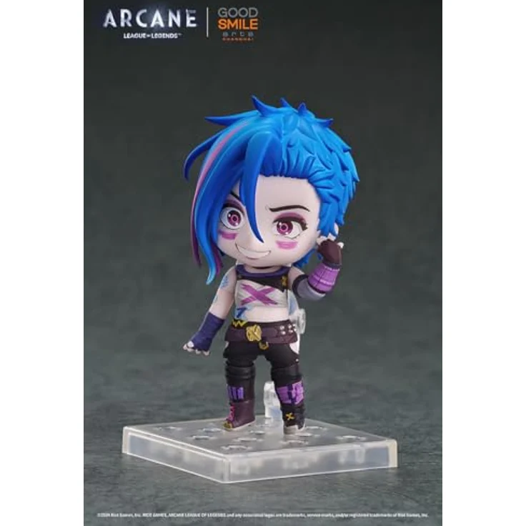 Good Smile Company Arcane Nendoroid Action Figure Jinx Arcane Ver., 10 cm Sammelfigur in detailreicher Ausführung – Bild 3