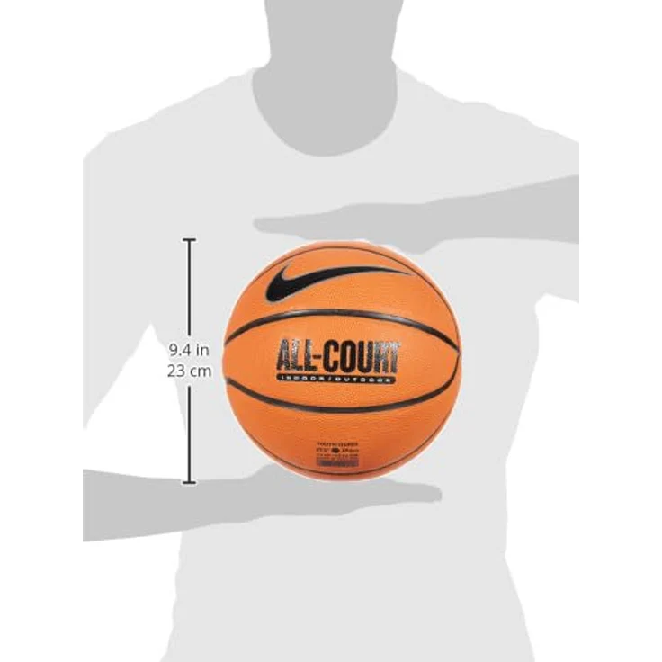 Nike Basketball Everyday All Court 8P, Ideal für Indoor- und Outdoor-Spiele, klassisches 8 Panel-Design – Bild 3