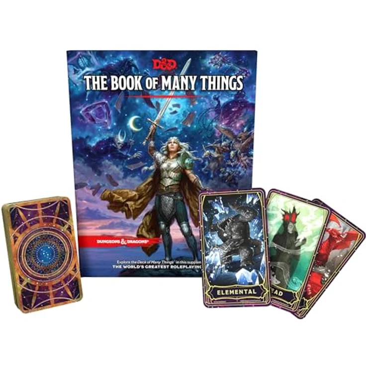 Dungeons & Dragons Deck of Many Things, 66-Karten Deck + Buch mit 192 Seiten und Kartenreferenz, Hardcover – Bild 2