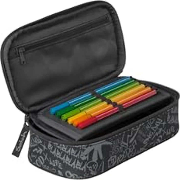 Satch Federmäppchen Mäppchen, Etui aus Polyester, 1 Stück, wasserabweisend – Bild 3