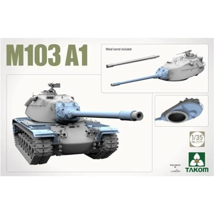 Takom M103 A1, Modellfahrzeug mit detailgetreuer Nachbildung und hochwertigen Materialien – Bild 4