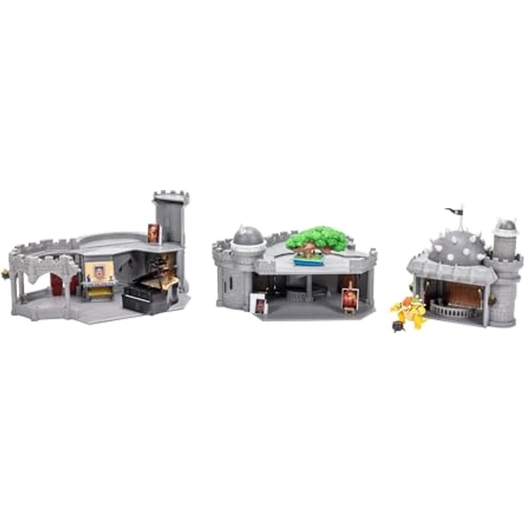 Jakks Pacific Super Mario Galaxy Film Deluxe Spielset, Bowsers Schloss mit 1 Minifigur – Bild 8