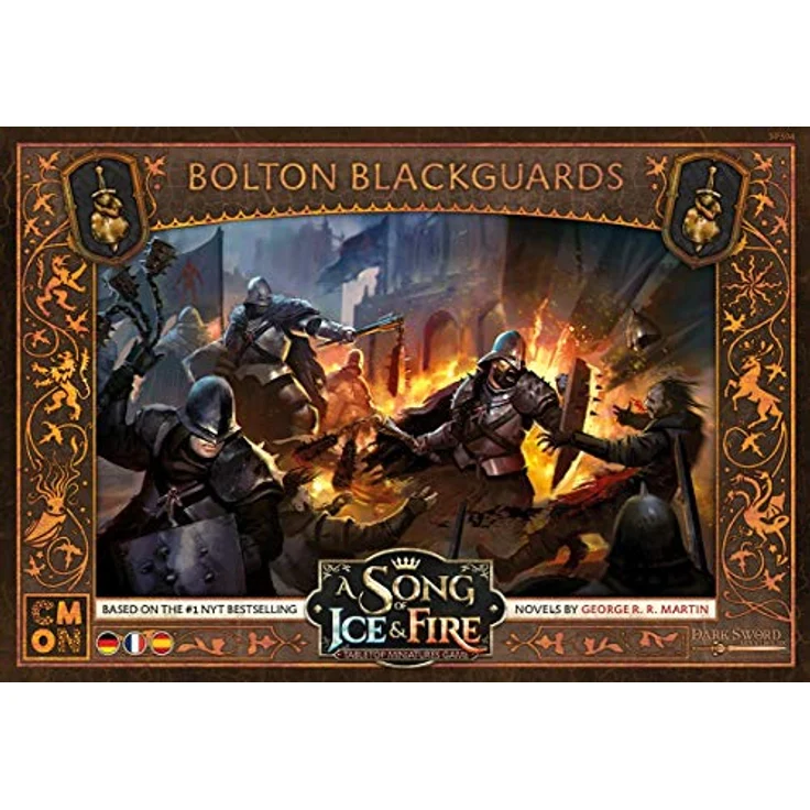 Cmon A Song of Ice & Fire - Bolton Blackguards, Miniaturen mit schweren Zweihand-Dreschflegeln, deutsch – Bild 2