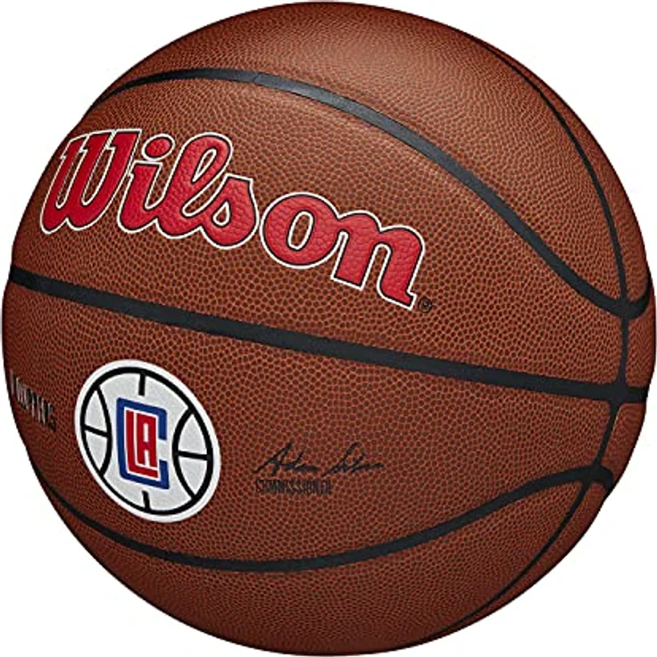 Wilson Basketball TEAM ALLIANCE, LOS ANGELES CLIPPERS, Indoor/Outdoor, Mischleder, Größe: 7 – Bild 3