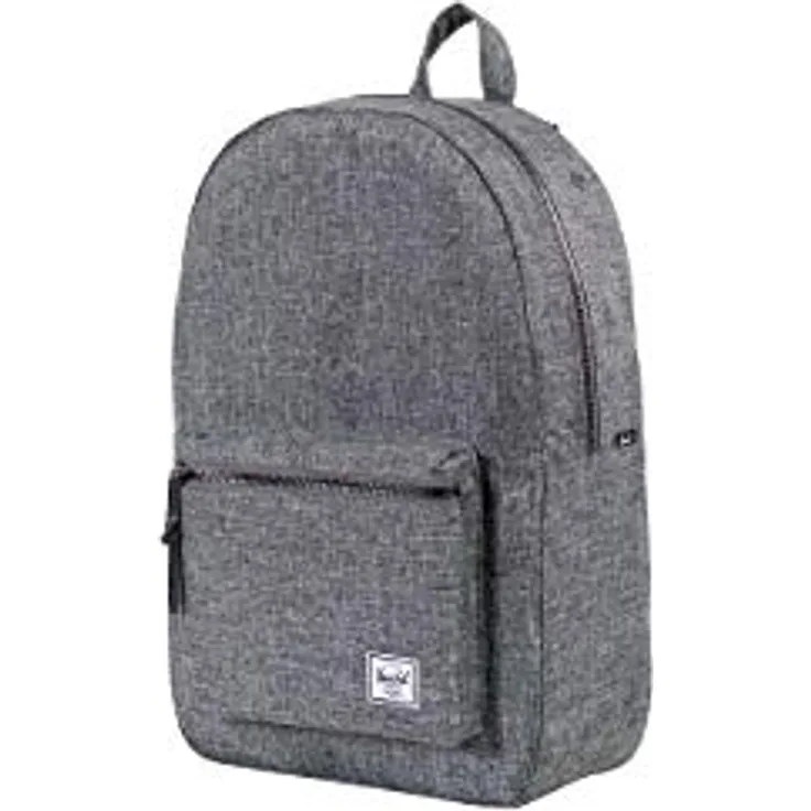 Herschel Settlement Rucksack, Vintage-Schulrucksack mit Laptopfach und Medientasche, Schwarz