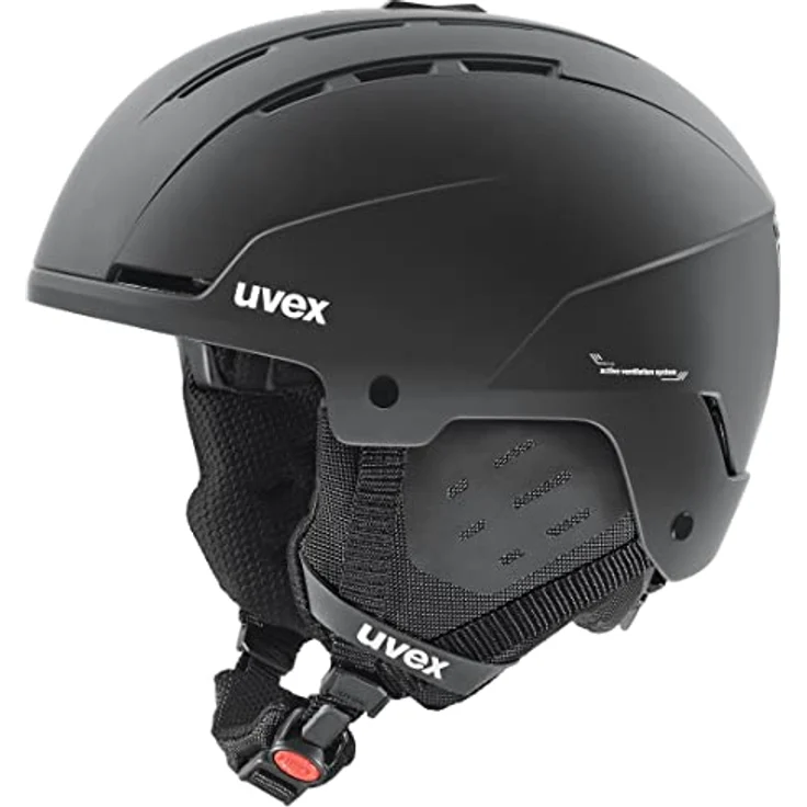 uvex Stance - robuster Skihelm für Damen und Herren - individuelle Größenanpassung - optimierte Belüftung - Black matt - 51-55 cm – Bild 1