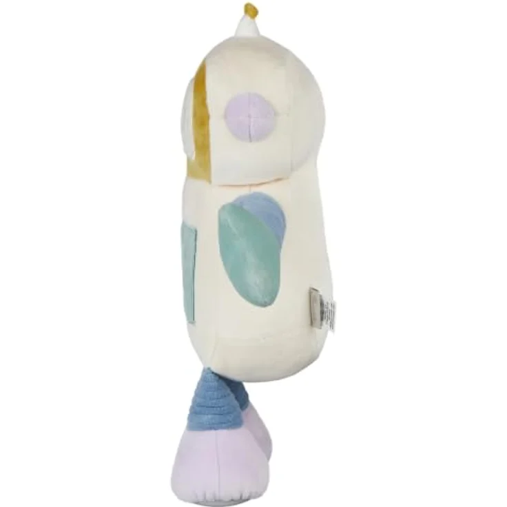 Sterntaler Kuscheltier L ROBOTER Robbie, kunterbunt mit "glow in the dark" Stickerei, 30 cm, ab Geburt geeignet – Bild 4