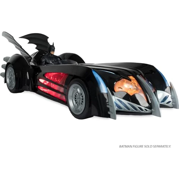 McFarlane Batman & Robin DC Multiverse Fahrzeug Batmobile, 63 cm mit Licht und Sound für 7-Zoll-Figuren – Bild 3