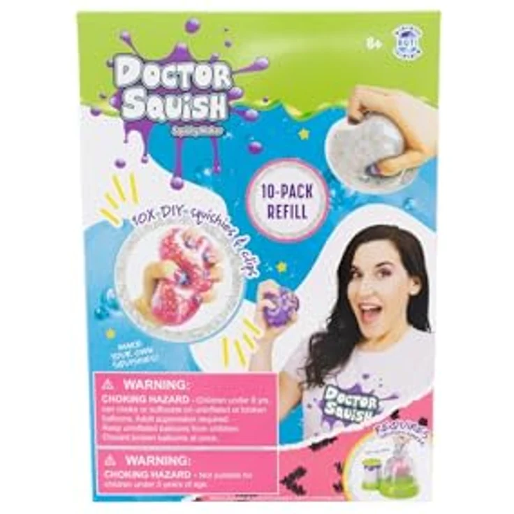 BOTI Doctor Squish Bastelset, Squishy Balloon Refill 10 Stück für kreatives Basteln – Bild 1