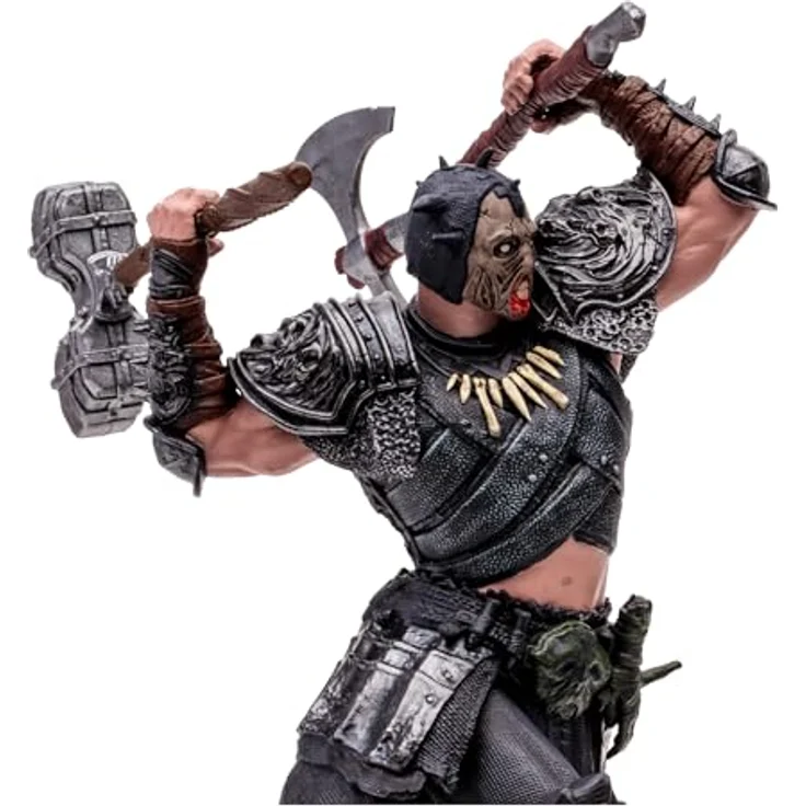 McFarlane Toys Actionfigur Diablo 4, 18 cm, Mit Zubehör, Sammelkarte und Base, detailreich und beweglich – Bild 4