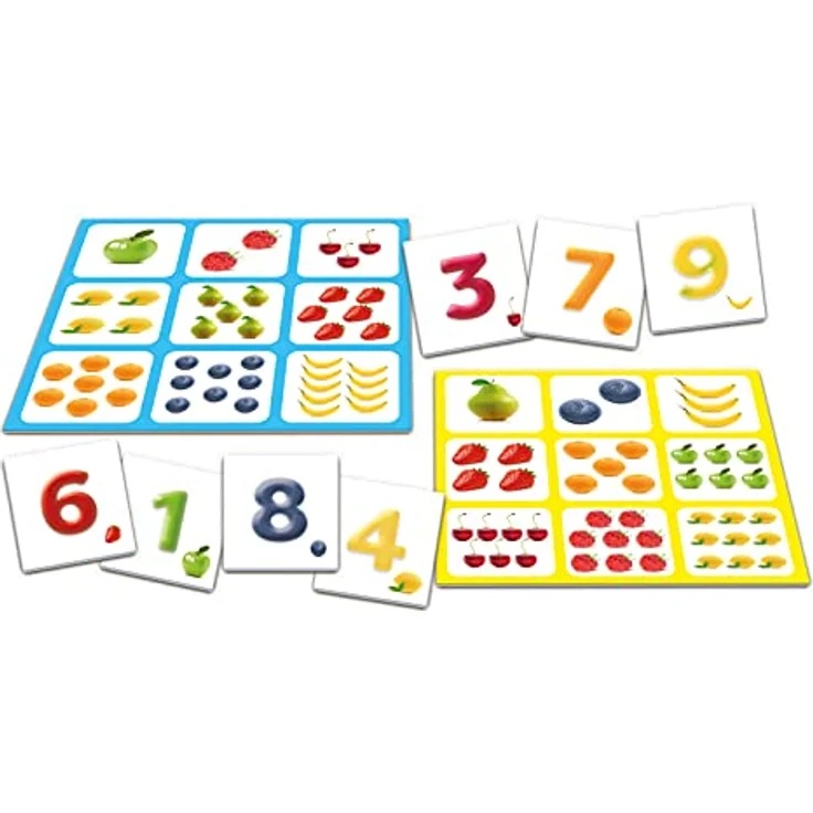 Tactic Fruit Lotto Spiel, Wit - Brettspiel mit fruchtigem Thema, 4 legplaten und 36 kaartjes – Bild 3