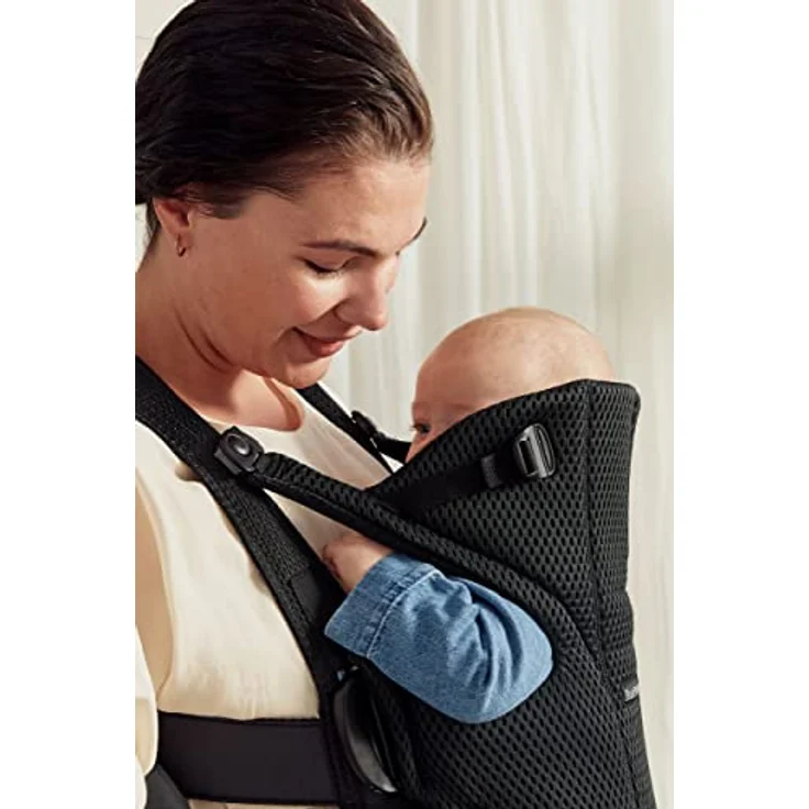 BabyBjörn Babytrage Move, 3D-Netzstoff, Schwarz – Bild 7