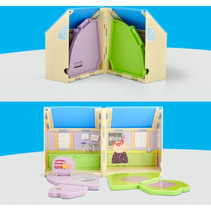 Hasbro PEP Peppas aufklappbare Spielgruppe, Spielset mit Peppa Figur und 7 Accessoires, kreativ für Kinder ab 3 Jahren – Bild 9