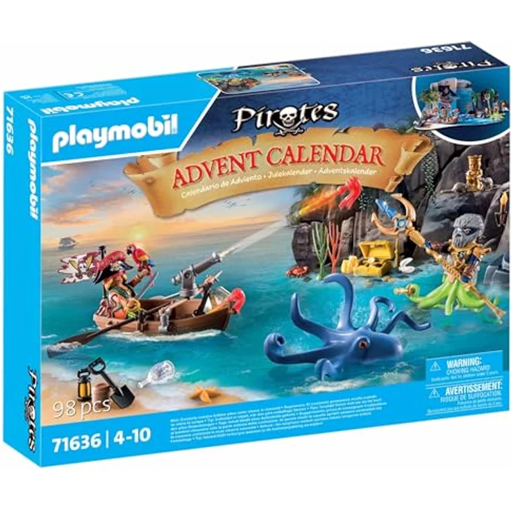 Playmobil® Spielzeug-Adventskalender Spielbausteine, Piraten (71636), Pirates, Made in Europe - Preisvergleich – Bild 2