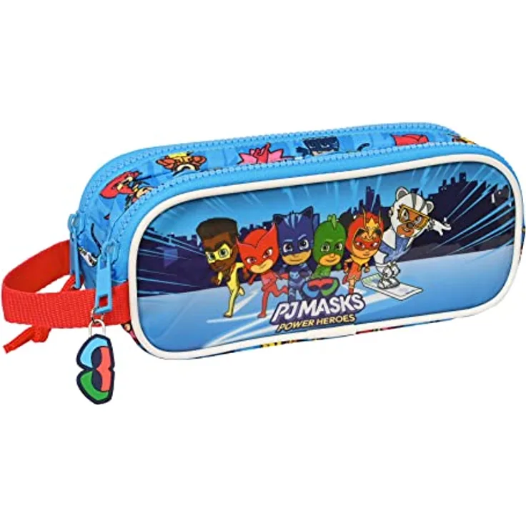 safta PJMASKS Doppeltasche, blau, Estándar, Lässig
