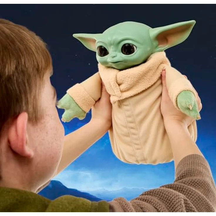 Star Wars Action-Freund Grogu, 25 cm animatronische interaktive Action-Figur mit über 50 Sound- und Actionkombinationen, Spielzeug für Kinder ab 4 Jahren – Bild 4