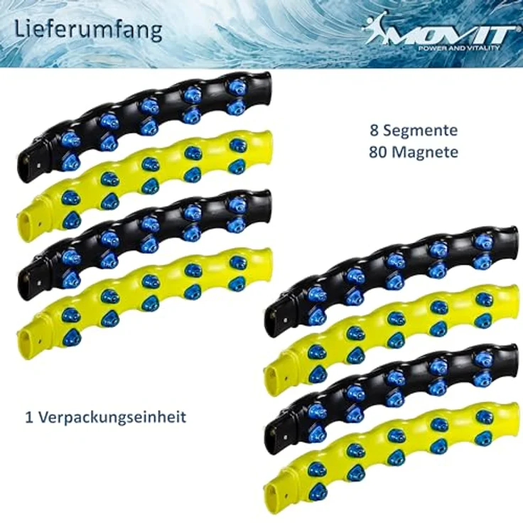 MOVIT® Hip Hoop, Hula Hoop Reifen, 80 Magneten, Ø 110 cm – Bild 4
