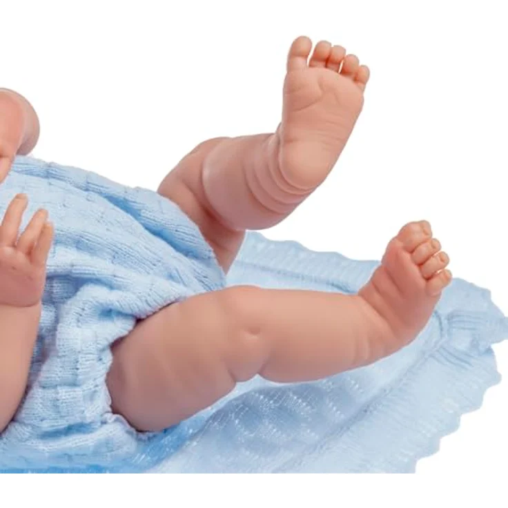 JC TOYS - „Newborn“-Babypuppe, blau (18054) – Bild 7