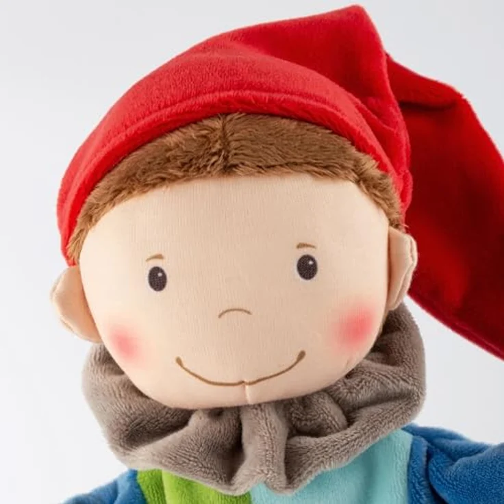 sigikid 43345 Handspielpuppe, Mehrfarbig/Kasper, OneSize - Kuschelweiche Handspielpuppe für Kasperletheater und Rollenspiele – Bild 3