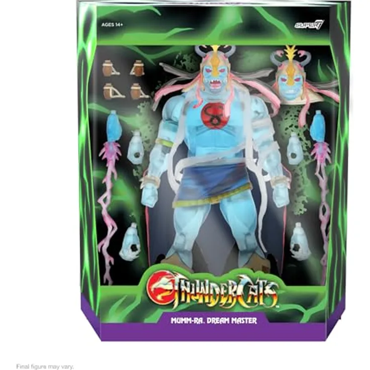Super7 Thundercats ULTIMATES! Wave 10 - Mumm-Ra (Dream Master) Actionfigur, 17,8 cm groß, beweglich, mit austauschbaren Köpfen und Zubehör
