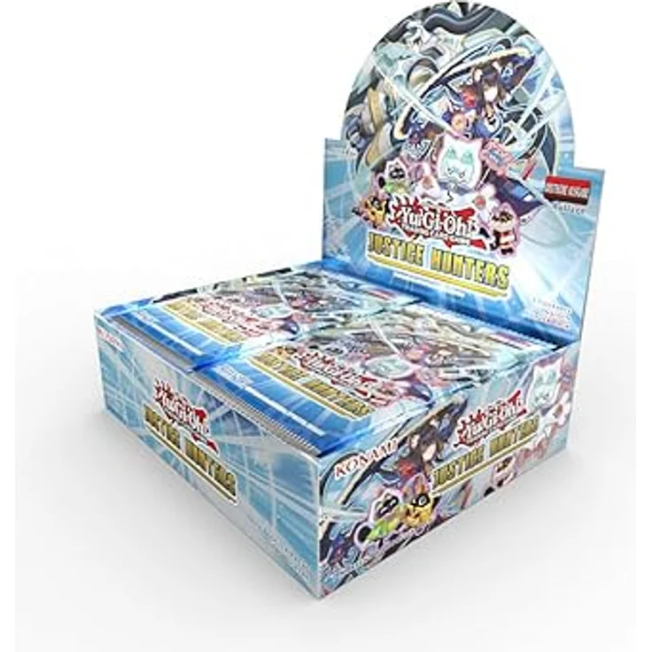 Konami Yu-Gi-Oh! TRADING CARD GAME Justice Hunters Display 1. Auflage, 60 Sammelkarten mit Ultra Rares und Collector’s Rares, Fusions- und Xyz-Themen – Bild 2