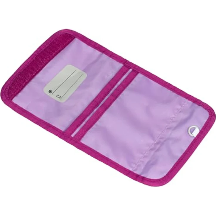 Baagl Brustbeutel Kinder Geldbörse Mädchen - Königliche Einhorn, strapazierfähiges Polyester, 14,5 x 8,5 cm, mit Münzfach und Kordel zum Umhängen – Bild 4