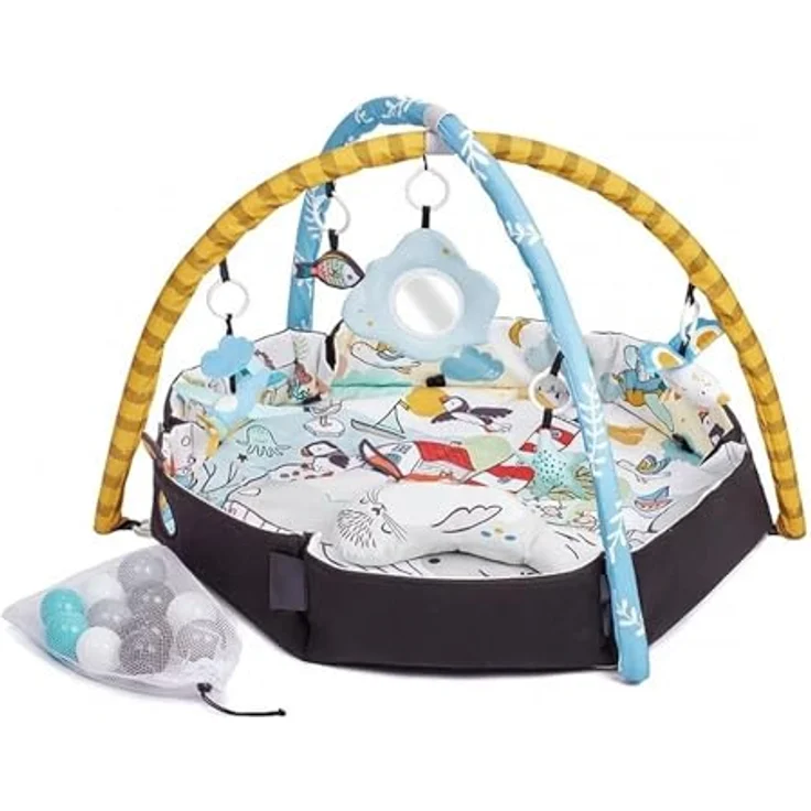 Kinderkraft Smartplay SEA, mehrfarbig, Lernspielmatte für Babys – Bild 2