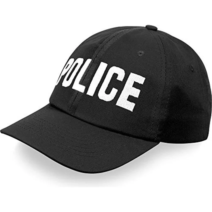 normani SWAT/POLICE/SECURITY Kostüm, unisex (XS-6XL), mit Weste, Holster, bestickter Cap, Handschellen und Halter, Farbe POLICE, Größe 3XL/4XL – Bild 4