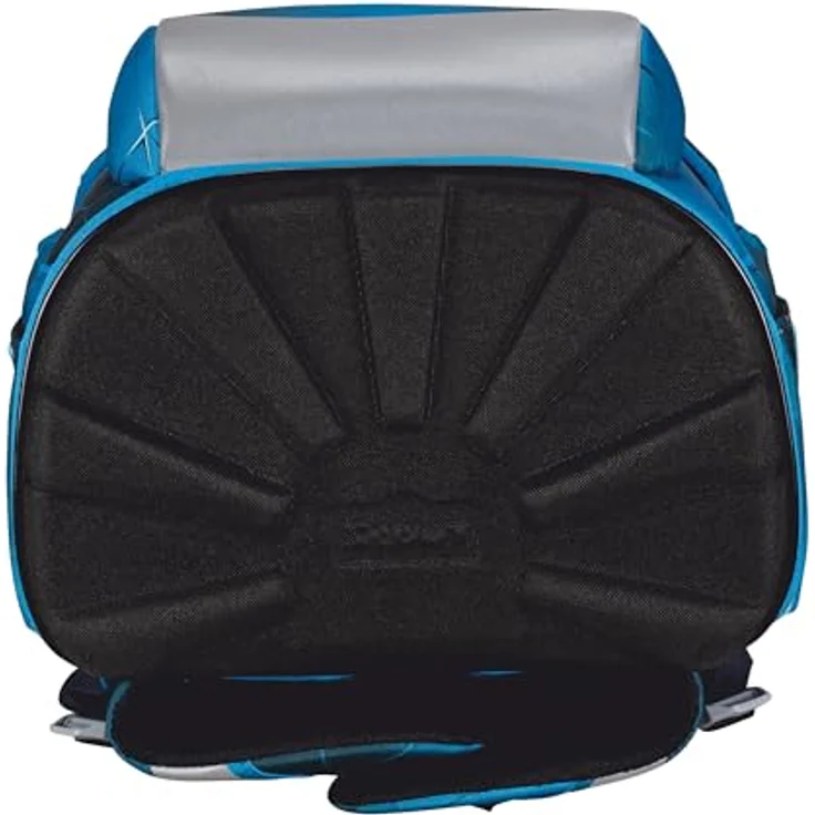 Der echte Scout sicherer Schulranzen, Neo Exklusiv Safety Light Polar Blue, 5er-Set, 21,5 l Volumen, 1.250 g Gewicht – Bild 3