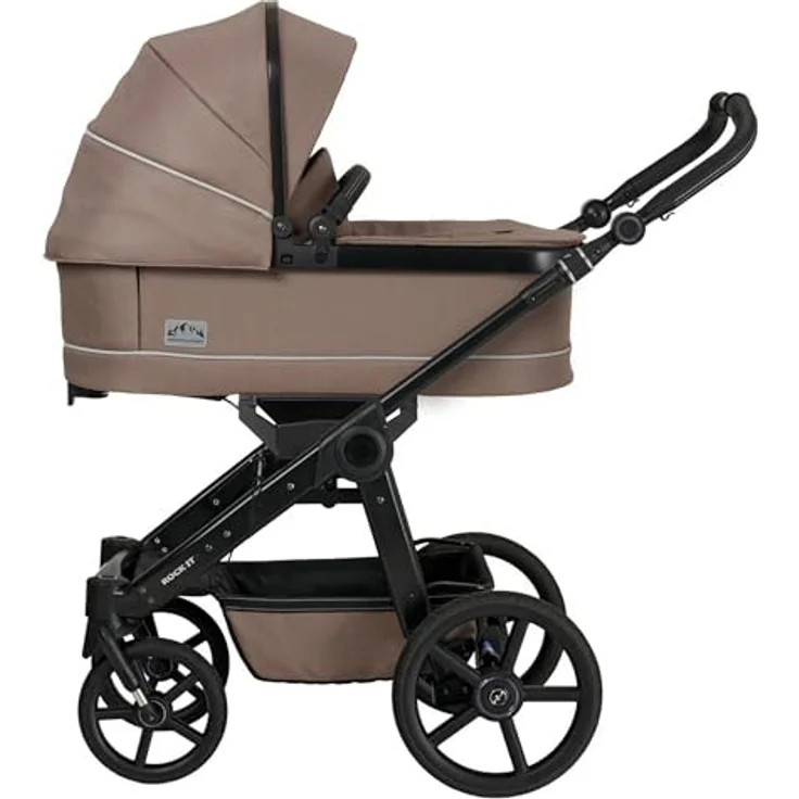 Hartan Kinderwagenset Rock IT Outdoor, Cappuccino, 3-teilig, mit Federung und 5-Punkte-Gurt, Made in Germany – Bild 8