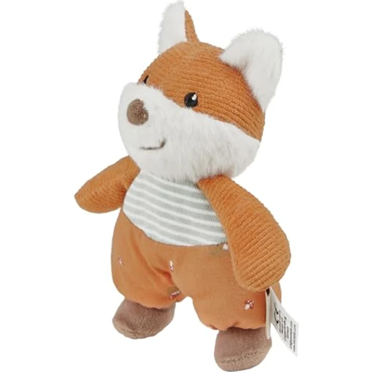 Sterntaler Kuscheltier Fuchs Filou S, Rost, mit integrierter Rassel und pflegeleichtem Material – Bild 1