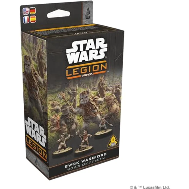Atomic Mass Games Star Wars Legion: Ewok Warriors, Sammelfiguren Erweiterung für Miniaturenspiel mit Schleuderern und Kämpfern – Bild 2