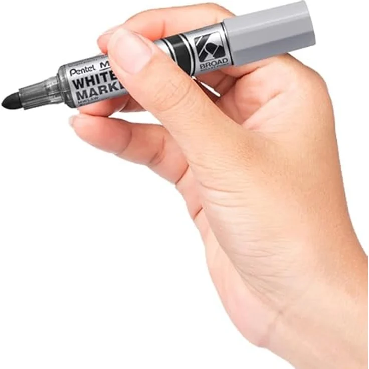 PENTEL Whiteboardmarker Maxiflo 2,0mm rt, trocken abwischbar, Rundspitze – Bild 5