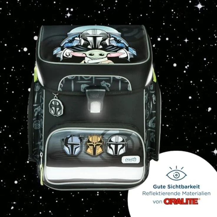 Scooli EasyFit Schulranzen-Set Star Wars, 5tlg. mit ergonomischer Passform und praktischer Innenaufteilung – Bild 5