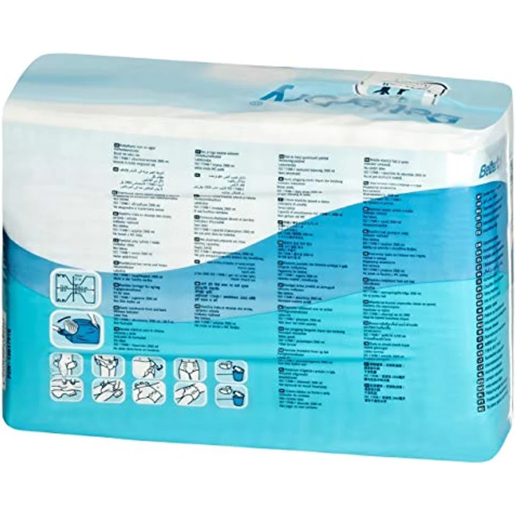 BetterDry Windeln M10 - Medium (75-110 cm) (15-St., Windeln mit Folie) - Saugstarke Inkontinenzwindeln für die Nacht – Bild 3
