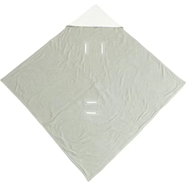 Kaiser Einschlagdecke Sunny Wrap Summer, 85 x 85 cm, für Babyschalen, atmungsaktives Musselin-Frottee, Vanille Ice – Bild 2