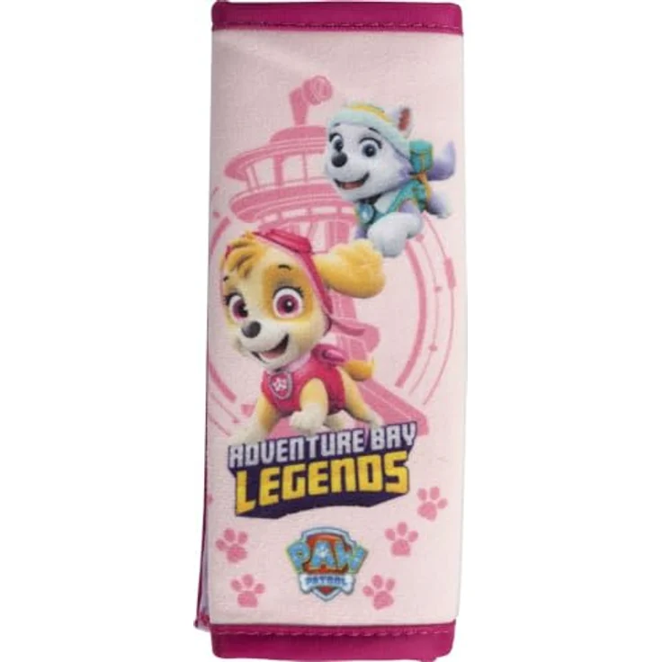 Disney Paw Patrol Gurtpolster für Kindersitze, rosa, Größe 19,5 x 7,5 x 1,5 cm – Bild 1