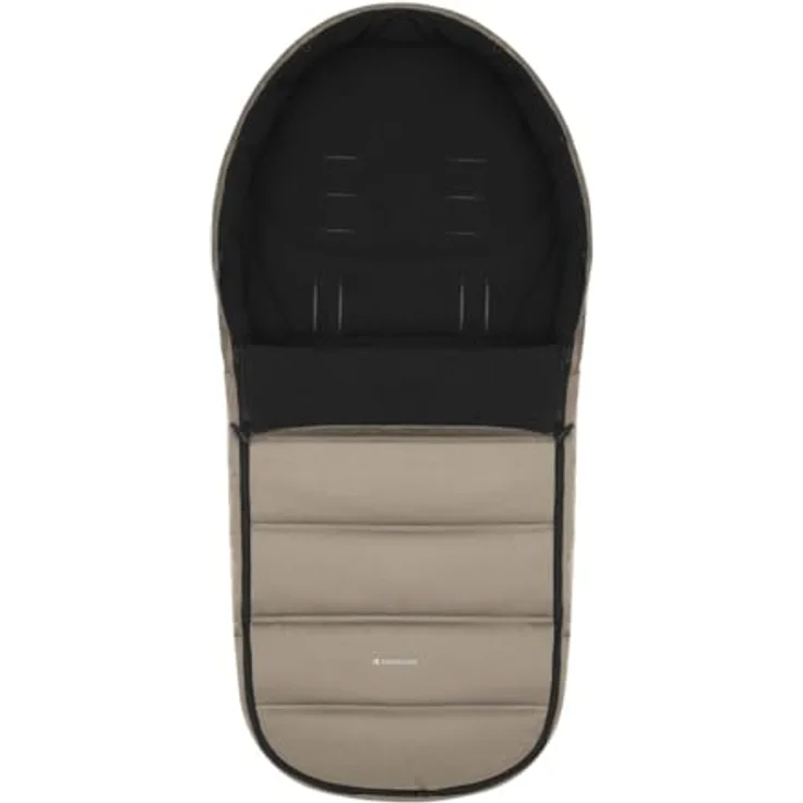 Kikka Boo Fußsack Urban, Kinderwagen Fußsack mit Reißverschluss und Steppdesign, beige, wasserabweisend, ideal für 3- oder 5-Punkt-Gurtsysteme – Bild 3