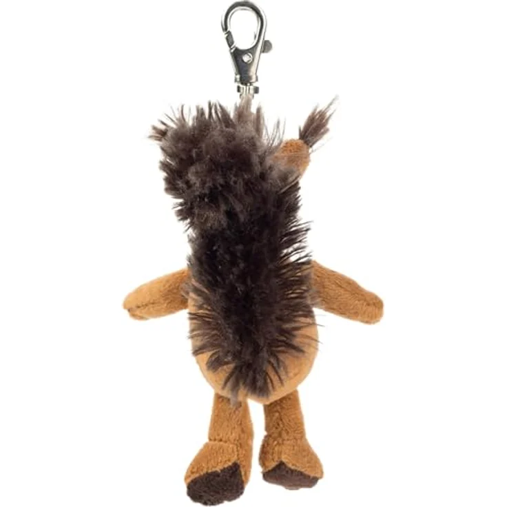 Schaffer Knuddel mich! 250 Anhänger Luzy Plüsch Eichhörnchen, Braun/Weiß, 11cm – Bild 5