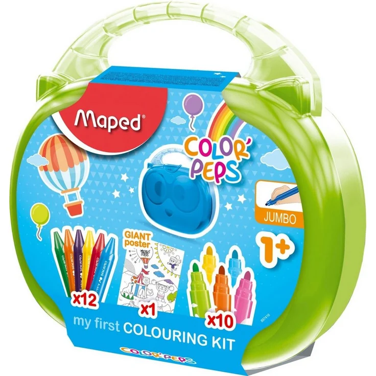 MAPED Filzstift Color'Peps, Mal-Set für Kinder, 22-teilig, ultra-auswaschbar – Bild 1