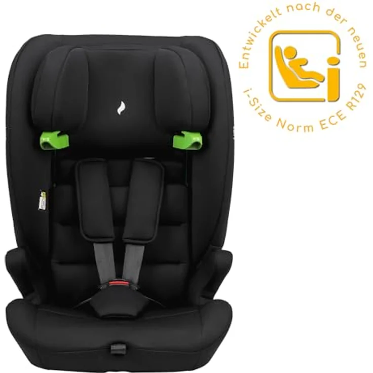 Osann Autokindersitz Lupo i-Size, Kindersitz ab 15 Monaten, bis 12 Jahre, für Kinder von 76-150 cm, ohne Isofix, erhöhter Seitenaufprallschutz, 14-fach höhenverstellbare Kopfstütze – Bild 3
