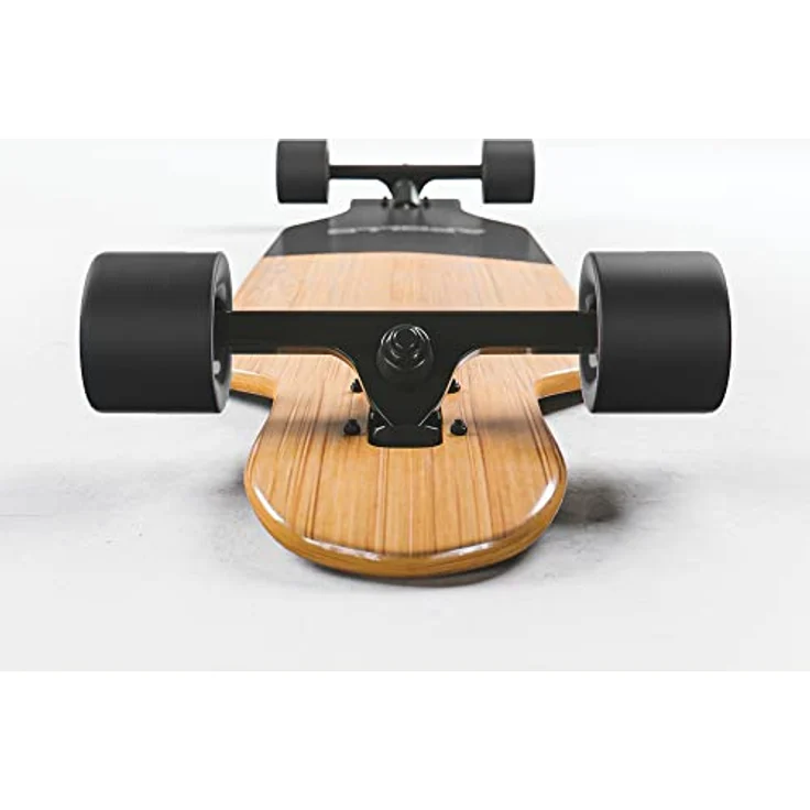 Apollo Longboard, Komplettboard mit Deck aus Bambus & Fiberglas, High-End Board mit ABEC 9 Kugellager, Flex 2 Longboards für Jugendliche und Erwachsene, Profi-Cruiser – Bild 3