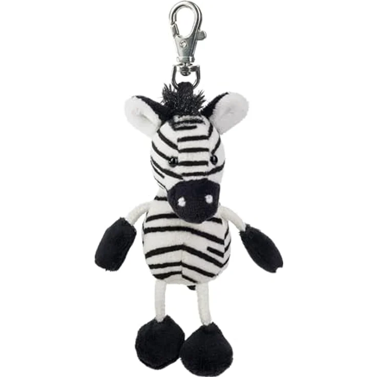 Schaffer Schlüsselanhänger Plüsch Zebra Nala, 12 cm, waschbar bei 30°C, geprüfte Qualität nach DIN EN 71 – Bild 2
