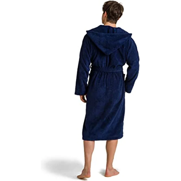 MÖVE Superwuschel Bademantel, Dunkelblau, aus Premium Baumwolle, unisex, Oeko-Tex® Standard 100, saugstark und pflegeleicht – Bild 3