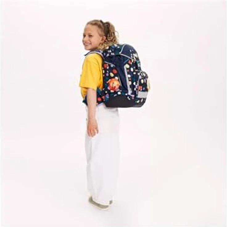 ergobag Schulranzen pack Set (6-tlg.), ergonomischer Schulrucksack mit Your-Size-System und individuellen Kletties aus recycelten PET-Flaschen – Bild 7