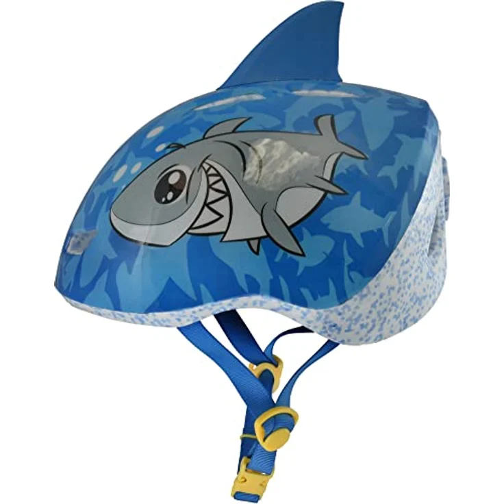 C-Preme Raskullz Lil Shark Fin Helm, Unisize 48-52 CM, CPSC & ASTM zertifiziert, stoßdämpfende EPS-Innenschale – Bild 2