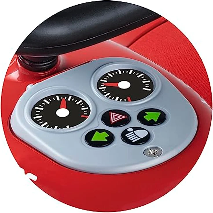Big Bobby Car Next 2.0 (rot) - Rutschauto ab 1 Jahr mit LED-Licht, Stauraum, Sound-Lenkrad, Flüsterreifen und neuen Funktionen, Fahrzeug für Kinder von 1-5 Jahre (max. 50 kg) – Bild 5