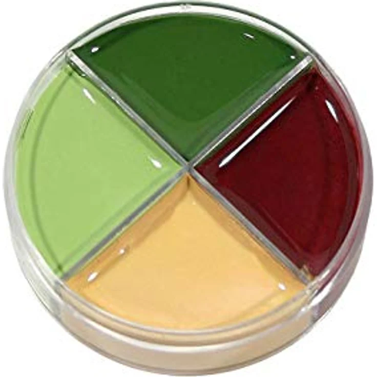 Maskworld Hochwertiges Halloween Schminke Komplett-Set HEXE - Make-Up - Hexennase - Scary Skin - Kontaktlinsen - Filmreifer Look – Bild 5