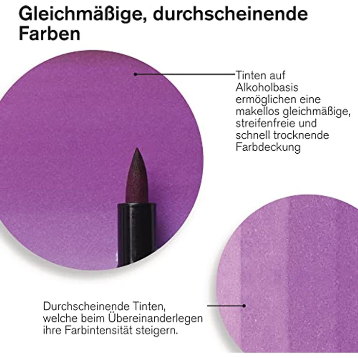 Winsor & Newton, Marker, Brush marker 12+1 lebendige Töne – Bild 6